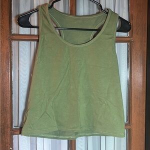 Women's Olive Green Racerback Tank Top